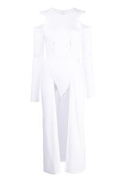 Dion Lee cut-out detail bodysuit - Bianco