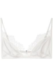 Dion Lee Chantilly triangle bra - Bianco