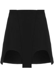 Dion Lee double arch mini skirt - Nero
