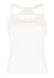 Dion Lee Canotta A-Frame reversibile - Bianco