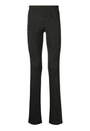 Dion Lee Pantaloni svasati a coste - Nero