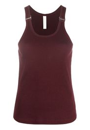 Dion Lee E-Hook ribbed scoop-neck tank top - Rosso