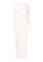 Dion Lee two-tone corset dress - Bianco