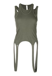 Dion Lee Top con dettagli cut-out - Verde