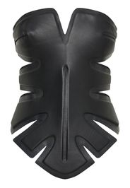 Dion Lee Padded Leaf corset top - Nero