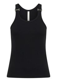 Dion Lee E-Hoop ribbed tank top - Nero