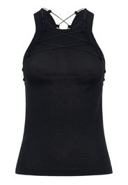 Dion Lee Lock cotton tank top - Nero