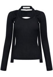 Dion Lee Modular open-back top - Nero