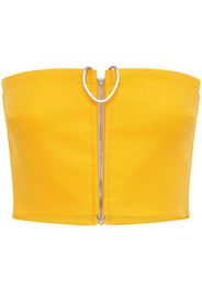 Dion Lee Mobius bandeau top - Giallo