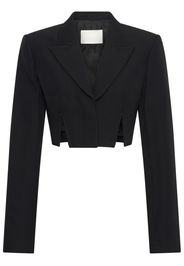 Dion Lee cut-out detail cropped blazer - Nero