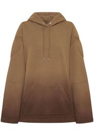 Dion Lee Felpa Sunfade con cappuccio - UMBER