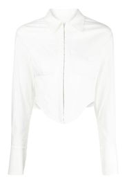 Dion Lee corset-style darted shirt - Bianco