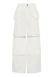 Dion Lee Workwear straight-leg trousers - Bianco