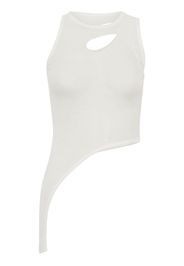 Dion Lee cut-out sleeveless top - Bianco