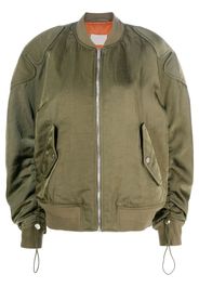 Dion Lee zip-up bomber jacket - Verde