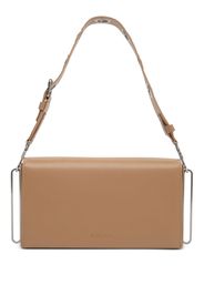 Dion Lee eyelet-embellished leather crossbody bag - Toni neutri