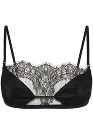 Dion Lee Trace Chantilly-lace bra - Nero