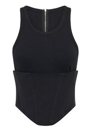 Dion Lee Float corset-style top - Nero