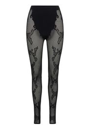 Dion Lee Leggings con stampa - Nero