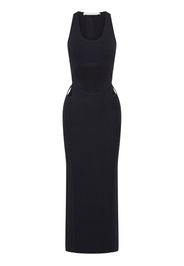 Dion Lee crochet-knit sheer dress - Nero