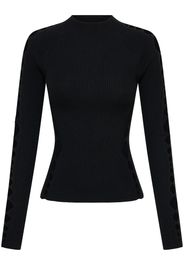 Dion Lee Maglione Snake Diamond Skivvy - Nero