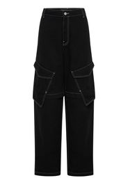 Dion Lee Jeans con applicazione - Nero