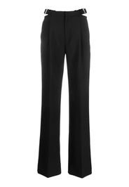 Dion Lee Safety Slider tailored trousers - Nero