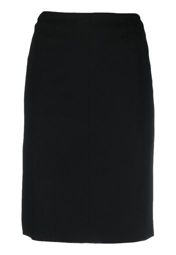 Christian Dior 1990s pre-owned high-waisted pencil skirt - Nero