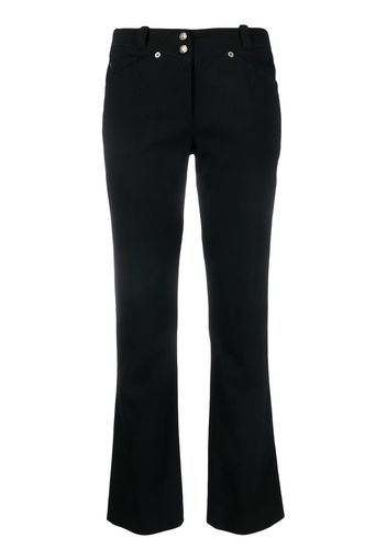 Christian Dior 1990s low-rise flared trousers - Nero