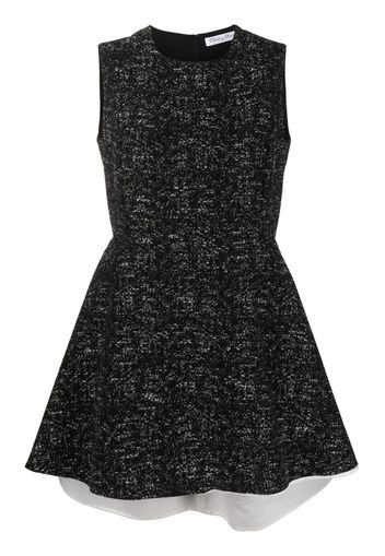 Christian Dior 2010 pre-owned woven flared mini-dress - Nero