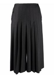 Christian Dior 2010 pre-owned pleated high-waisted culottes - Grigio