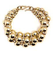 Christian Dior Set bracciale e orecchino con strass Pre-owned - Oro
