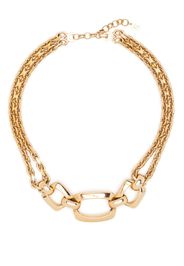 Christian Dior Choker a catena doppia Pre-owned anni '80 - Oro