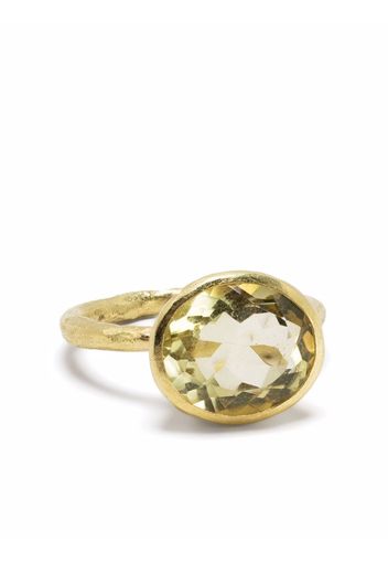 DISA ALLSOPP Anello in oro giallo 18kt con quarzo