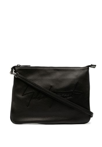 Discord Yohji Yamamoto Borsa a spalla con ricamo - Nero