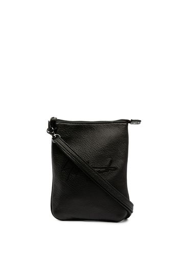 Discord Yohji Yamamoto Borsa a spalla con ricamo - Nero