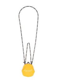 Discord Yohji Yamamoto leather coin-purse necklace - Giallo