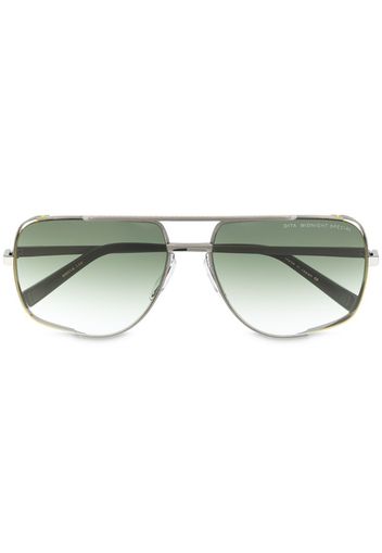 gradient aviator-style sunglasses