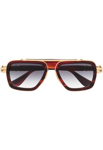 Dita Eyewear Occhiali da sole LXN-EVO con montatura stile pilota - Rosso