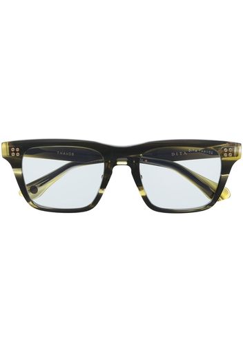 Dita Eyewear Thavos rectangular-frame sunglasses - Verde