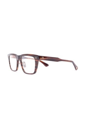 Dita Eyewear Thavos rectangle-frame glasses - Marrone