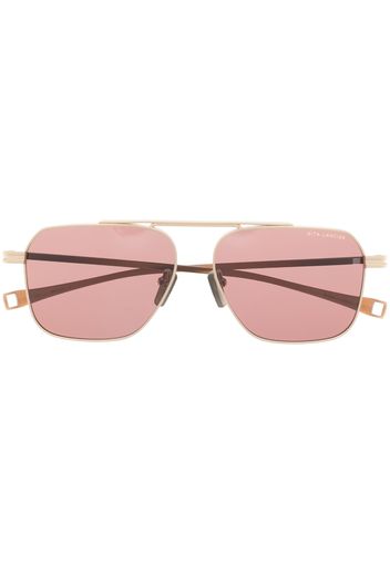 Dita Eyewear Occhiali da sole squadrati con montatura stile pilota - Marrone