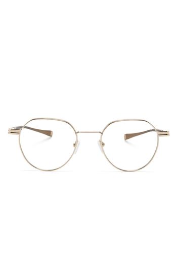 Dita Eyewear metallic round-frame glasses - Marrone