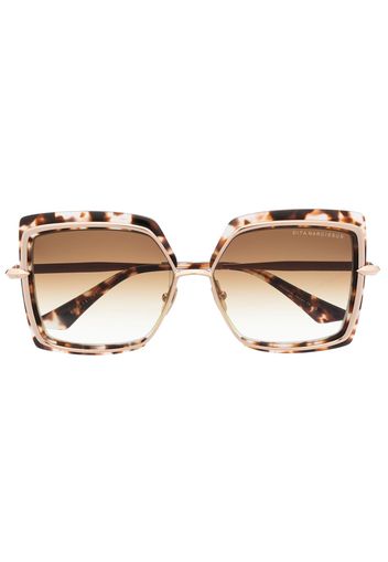 Dita Eyewear tortoiseshell square-frame sunglasses - Oro