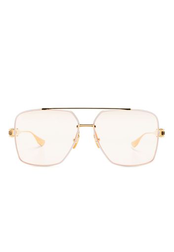 Dita Eyewear Grand Emperik rectangular-frame sunglasses - Bianco