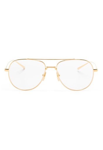 Dita Eyewear Occhiali con montatura stile pilota - Oro