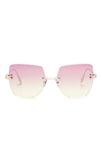 Dita Eyewear Embra titanium rimless sunglasses - Argento