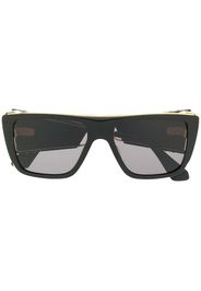 Subsystem aviator-frame sunglasses - Argento Telemaker - Marrone