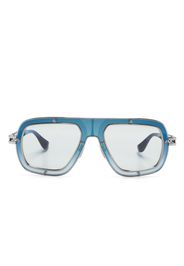 Dita Eyewear round-frame tinted sunglasses - Argento