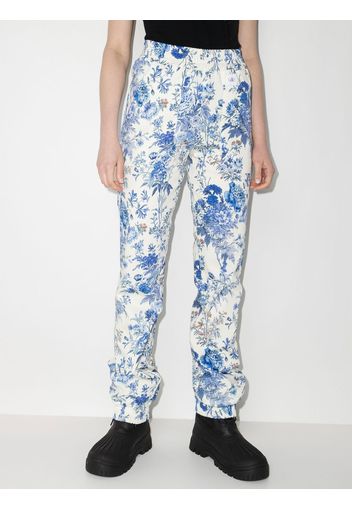 (di)vision floral-print track pants - Toni neutri